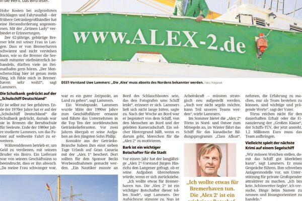 Zeitungsartikel Uwe Lammers